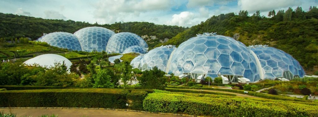 Eden Project Biomes in cornwall